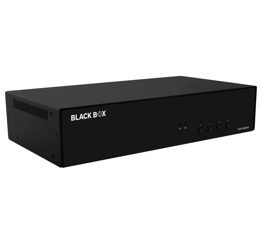 Black Box SECURE - 4-Port KVM Switch, 1 User, TAA