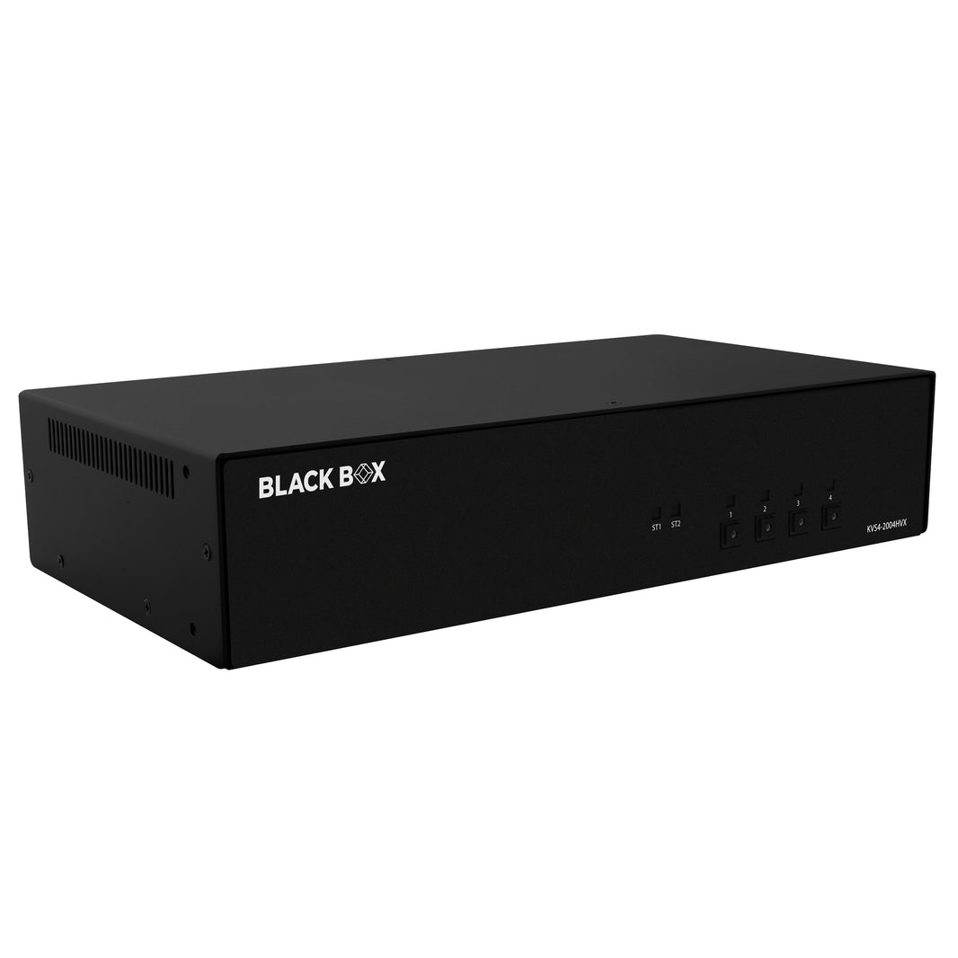 Black Box SECURE - 4-Port KVM Switch, 1 User, TAA