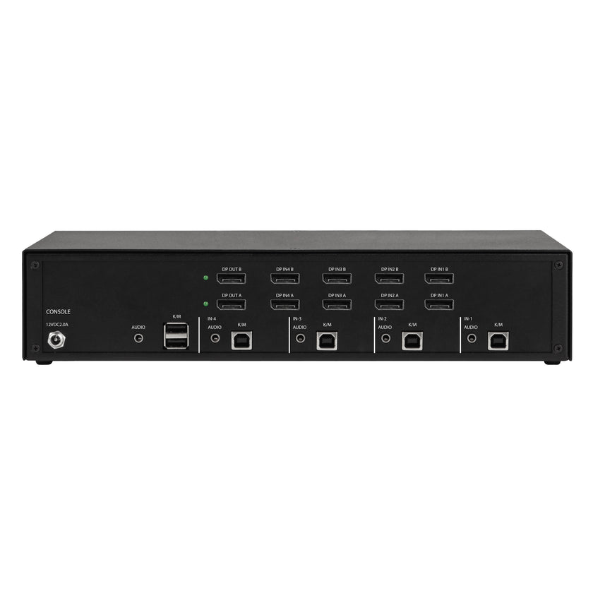 Black Box SECURE 4-Port KVM Switch, 2 Users, TAA