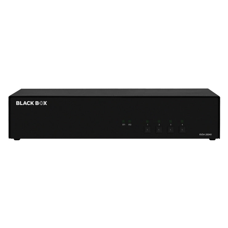 Black Box SECURE 4-Port KVM Switch, 2 Users, TAA