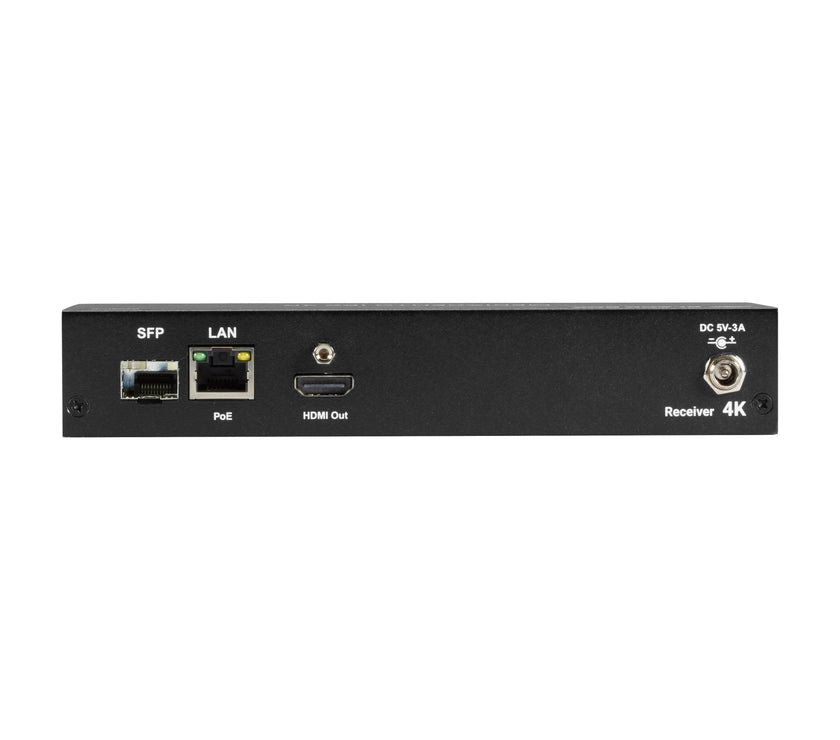 Black Box MediaCento IPX 4K Receiver - Fiber/USB Extender, Up to 6.2 Miles