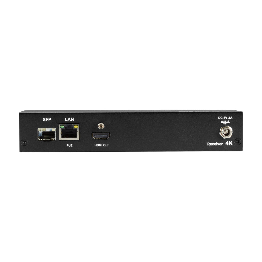 Black Box MediaCento IPX 4K Receiver - Fiber/USB Extender, Up to 6.2 Miles