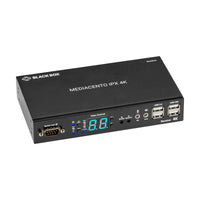 Black Box MediaCento IPX 4K Receiver - Fiber/USB Extender, Up to 6.2 Miles