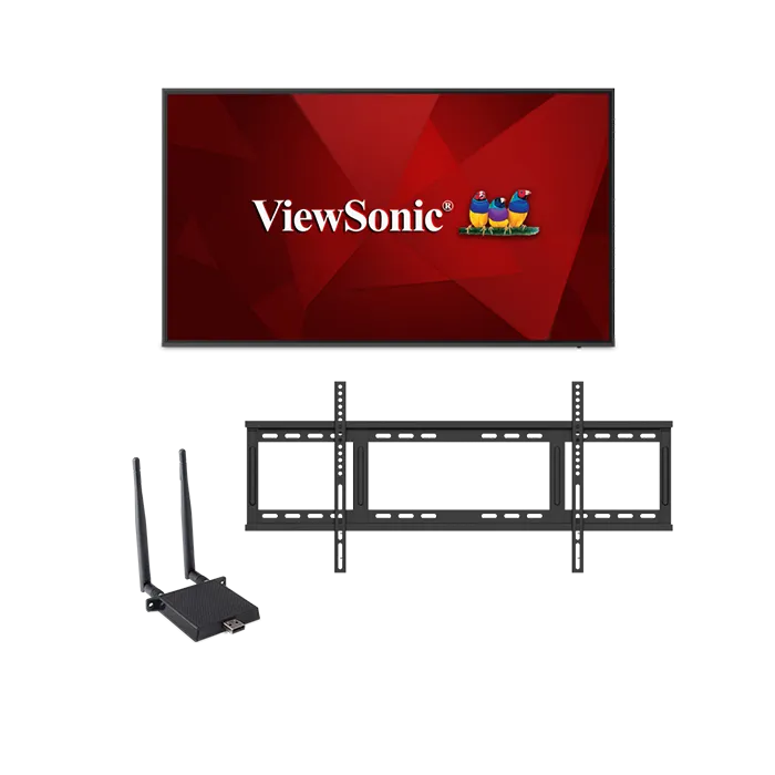 ViewSonic 4K Display with Wall Mount